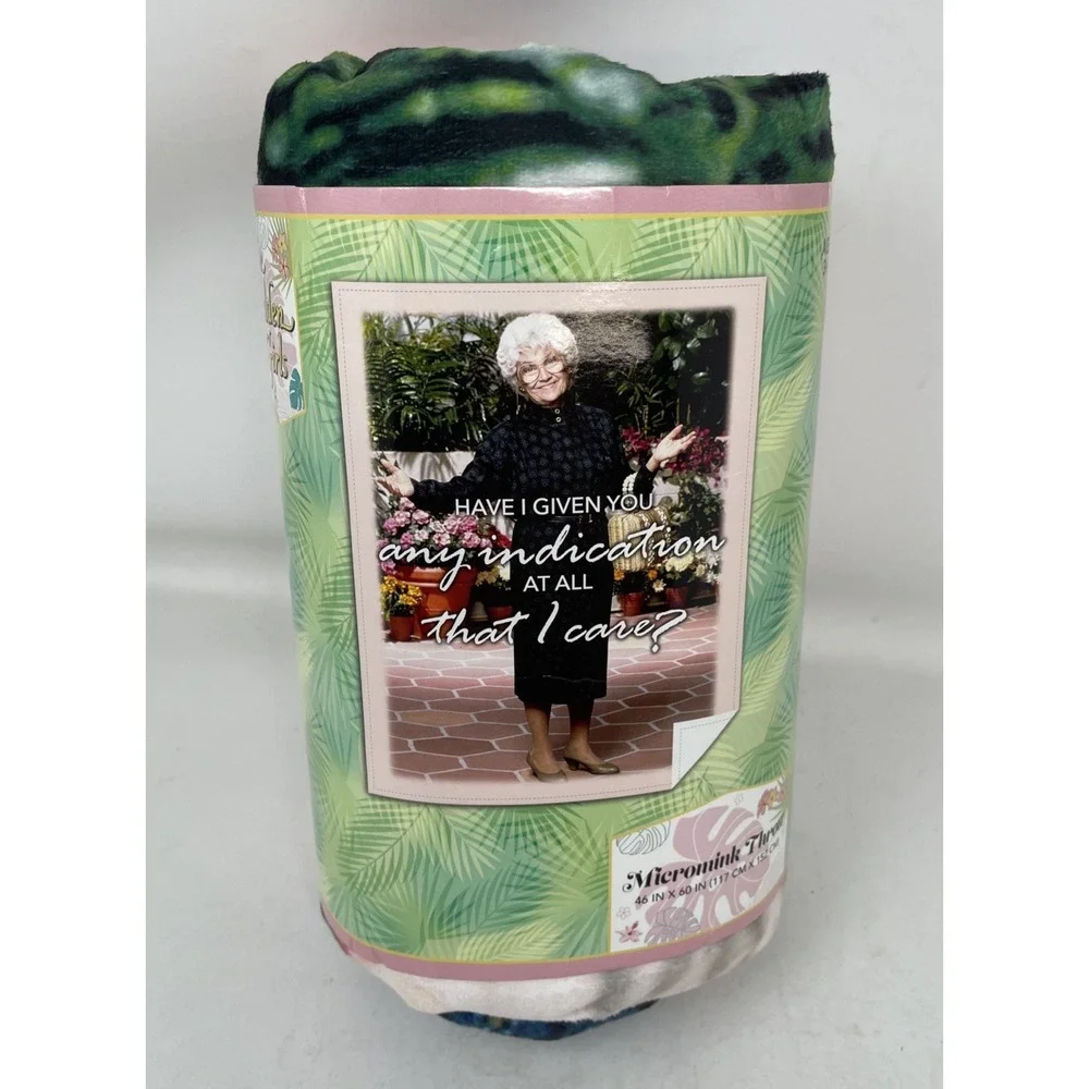 The Golden Girls Sophia Micromink Plush Throw - Any Indication I Care? 46